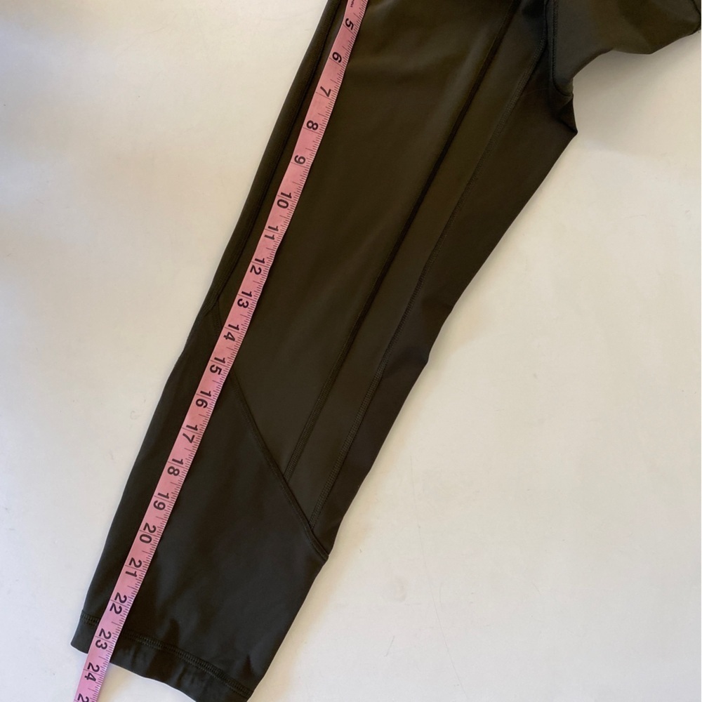 Lululemon || All The Right Places Crop 23” Sage Green 10‎ - Picture 9 of 10